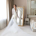 Soft and Flowing 2 in 1 Wedding Dress